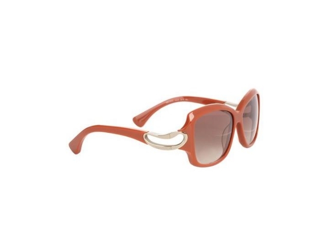 quadratische-sonnenbrillen-orange-silbernes-detail-buegeln Sonnenbrillen 2014