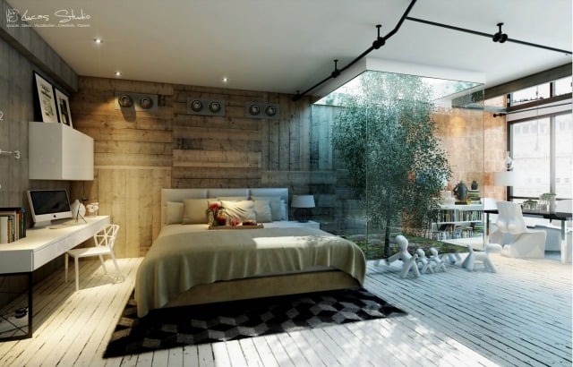 schlafzimmer-design-zen-ambiente-holz-wandverkleidung