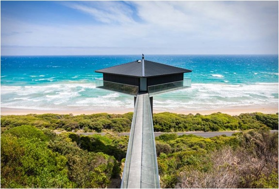 schwebendes-Haus in Australien strand-kueste-blick 