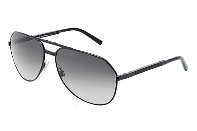 sechseckige-pilotenbrillen-schwarzes-metallgestell-graue-glaeser