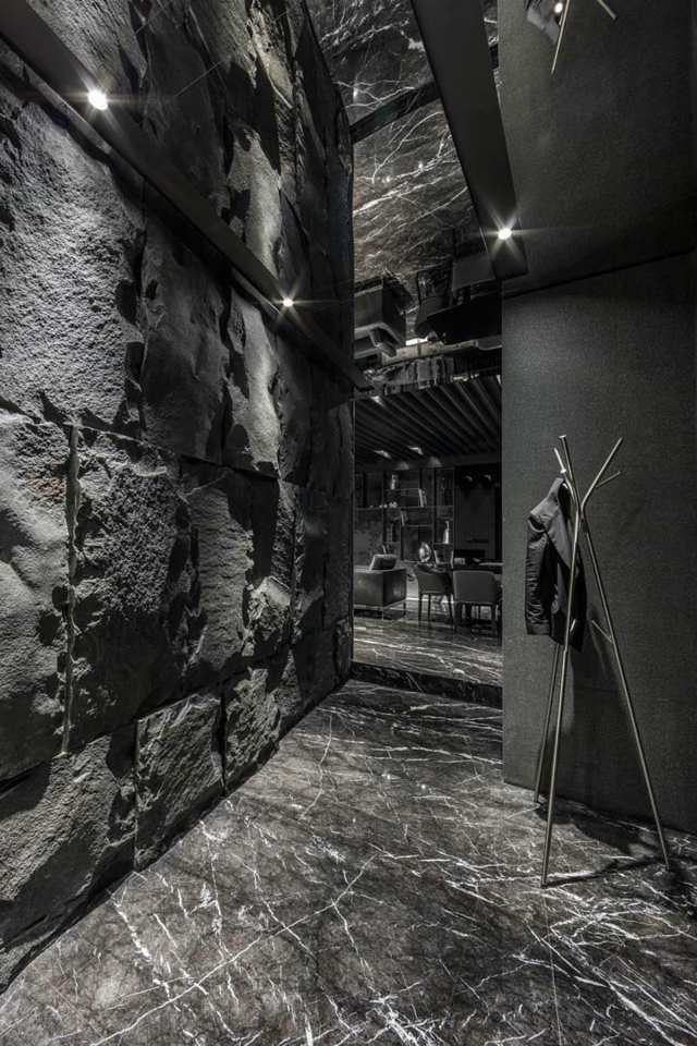 Ungerade-Granit-Wände-Mantel-aufgehängt