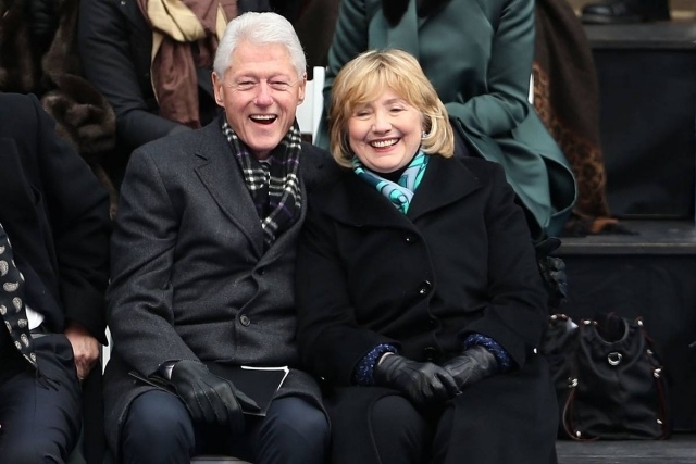 Bill-Clinton-Hilary-Clinton-Partner-auf-der-privaten-und-politischen-Szene