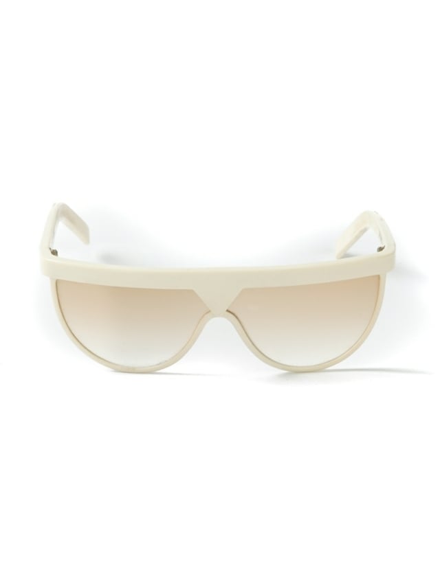 Vintage-Stil-gerade-Form-Kunststoff-Sonnenbrille