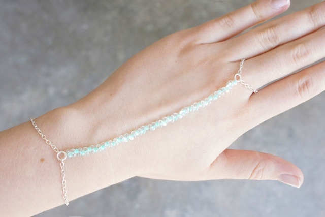 DIY-armband-ring-verbunden-elegant-turqoise