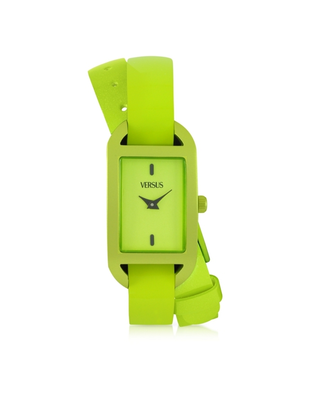 Armbanduhr grüne Farbe originelles Modell sportlich elegant