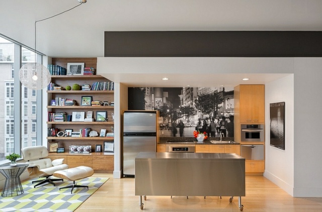 Küche Insel Ideen modern minimalistisch