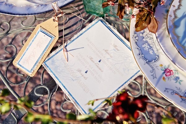 Hochzeitsbilder Platzkarten Tisch Porzellanware