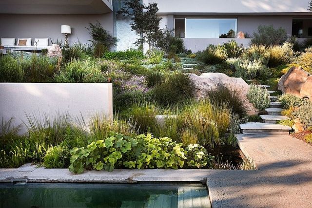 Gartengestaltung-Gartenplanung-minimalistische-hausarchitektur-Teich