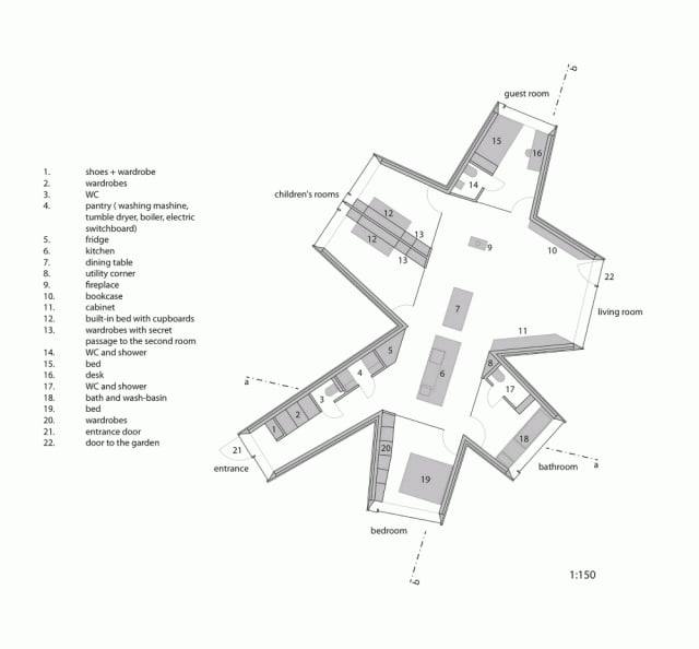 Gebäude-mit-verspielter-Geometrie-chameleon-house-petr-hajek-architekti