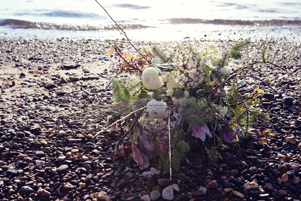 Fotos Strand-schöner Brautstrauß Ideen