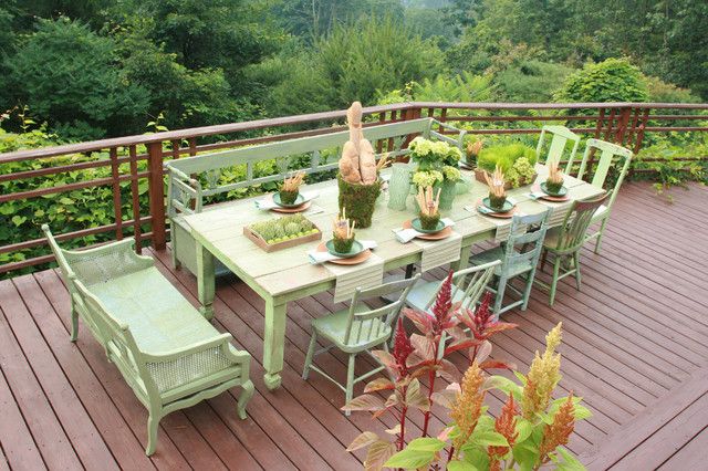 Bodenbelag Gartentisch Sitzbank hellgrüne Farbe