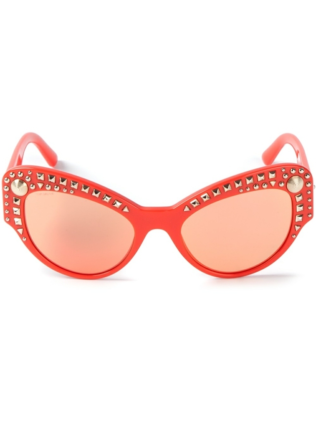 Designer-Sonnenbrille-von-Versace-Orange-Farbe-Kuststoff-Fassung