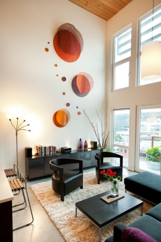 Moderne-Wohnung-Gestaltung-im-Wohnzimmer