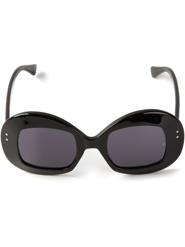 Kunsstoff-Brillenfassung-Designer-Sonnenbrille-schwarze-Bügel-dunkle-Gläser