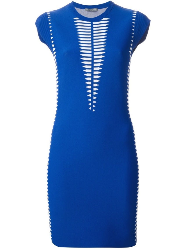 Shirtkleid-blau-knielang-ALEXANDER-MCQUEEN-Sommer-2014-angesagte-modelle