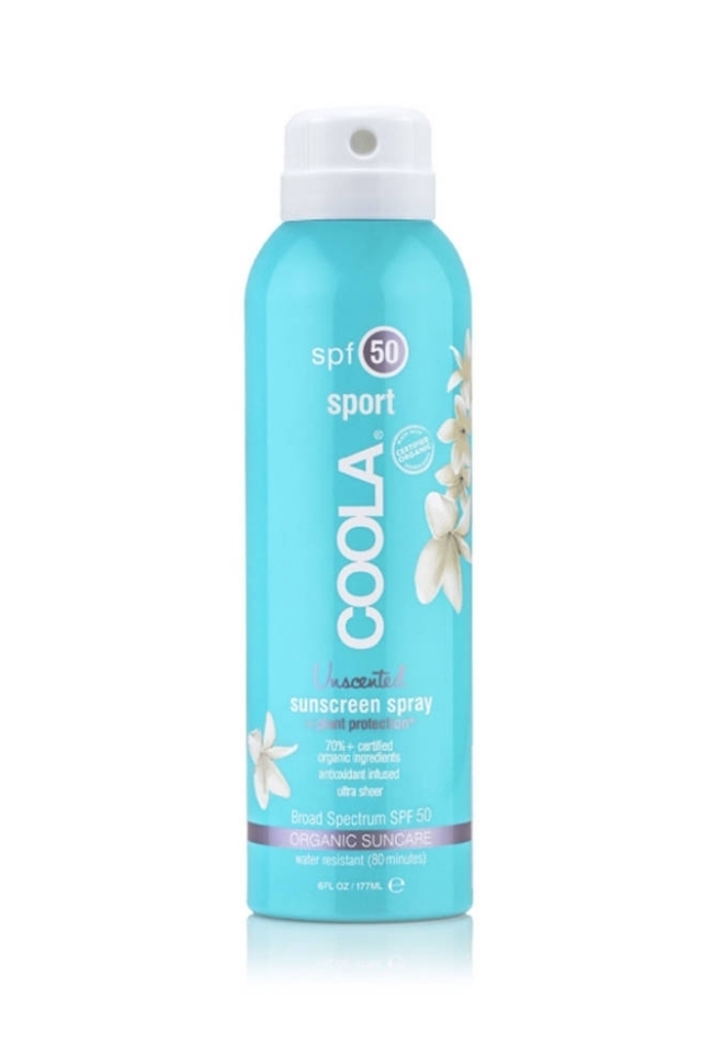 Umweltfreundliches-Sonnenschutz-Produkt-COOLA-SPF-Spray-UV-Schutz