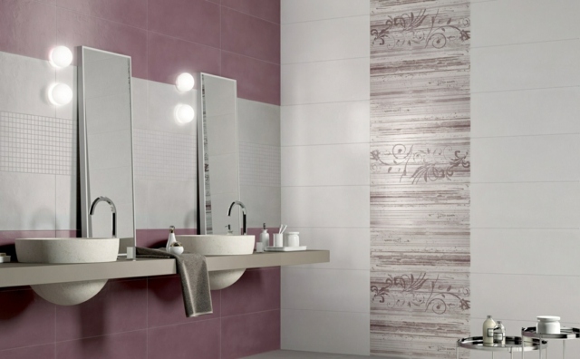 Modernes-Waschbecken-hoch-ohne-Waschbeckenschrank-Violett-mit-Ornamenten-Flesen