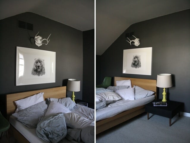 Grau moderne Einrichtungsideen Schlafzimmer
