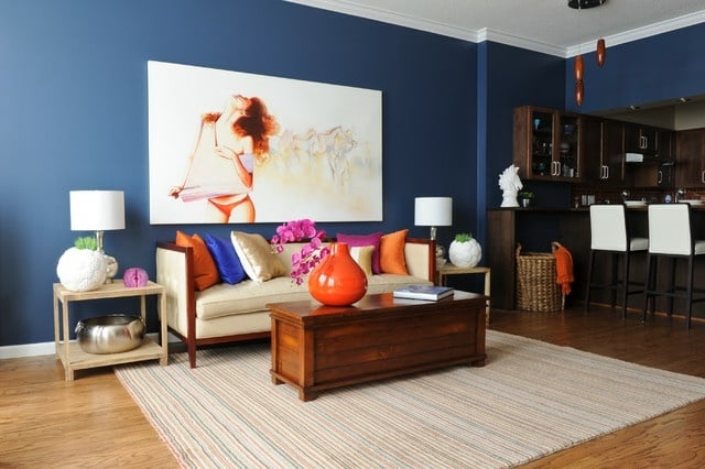  Wohnideen Wandfarbe Möbel Design Deko Kissen
