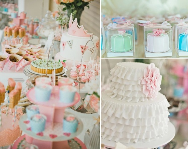 Zubehör-Prinzessin-Geburtstagsfeier-vintage-deko-zarte-farben-kleine-schleifen-torte
