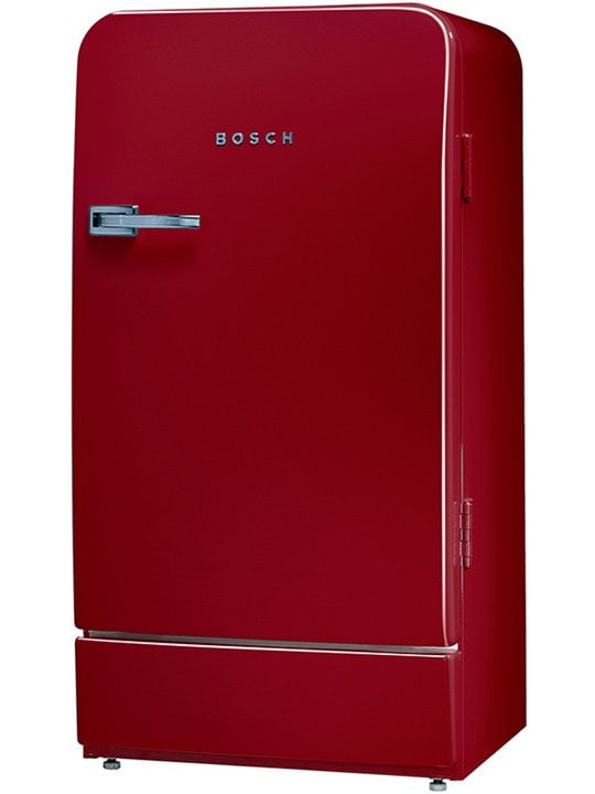 Bosch Retro Kühlschrank rot-klein-50er-jahre-design