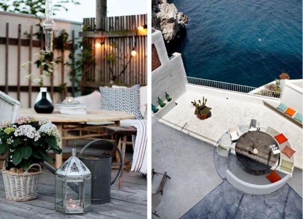 garten-terrasse-einrichten-sommerliche-accessoires-laternen-rund-sofa-set
