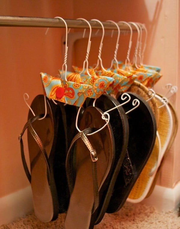 Flip-Flops-Metall-Kleiderbügel-Schuhe-aufbewahren