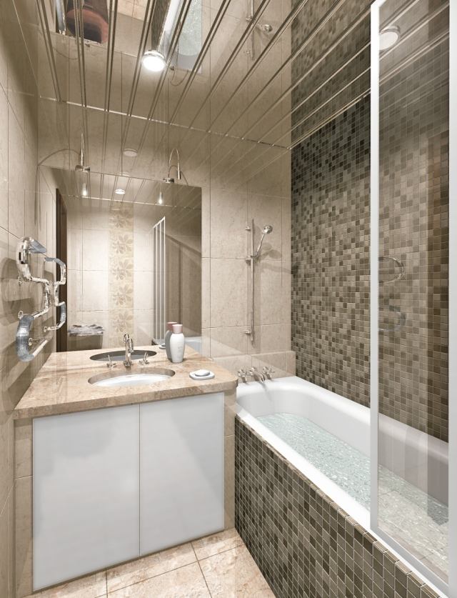 kleines-bad-gestalten-mosaik-badewanne-wand-schiebetuer