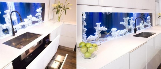 küche-rückwand-aquarium-im-wand-eingebaut-modern