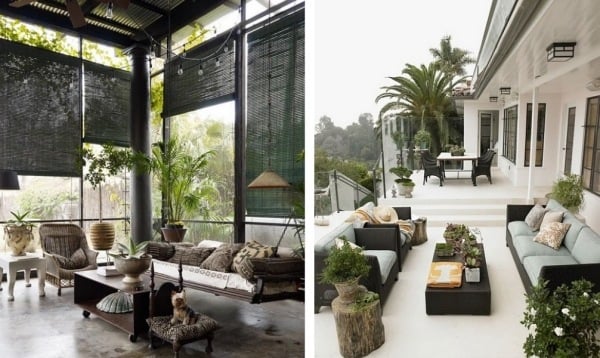 moderne-terrassen-möbel-hauch-süden-geflochtene-lounge-möbel-pflanzen-garten