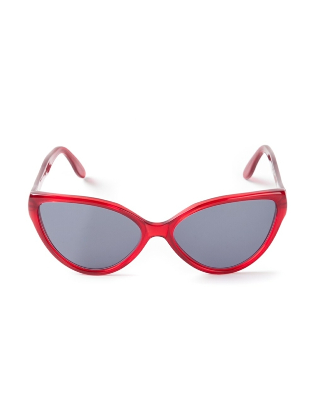 Cat-eye-Form-Sonnenbrille-Kunststoff-Brillengestell