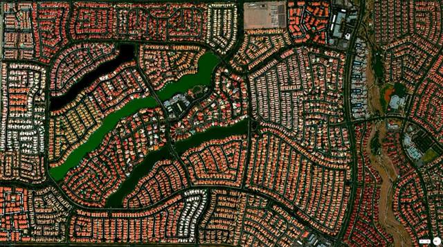 satellitenbilder der welt desert shores community vegas