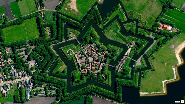 satellitenbilder der welt niederlande Bourtange Vlagtwedde
