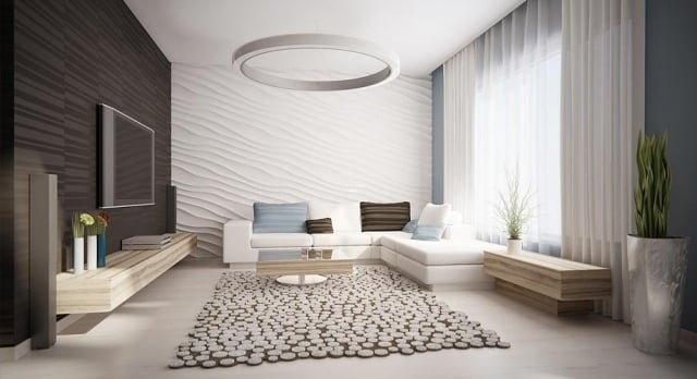 wohnzimmer-einrichten-wohnliche-textilien-wuchtige-sitzlandschaft-3d-wand