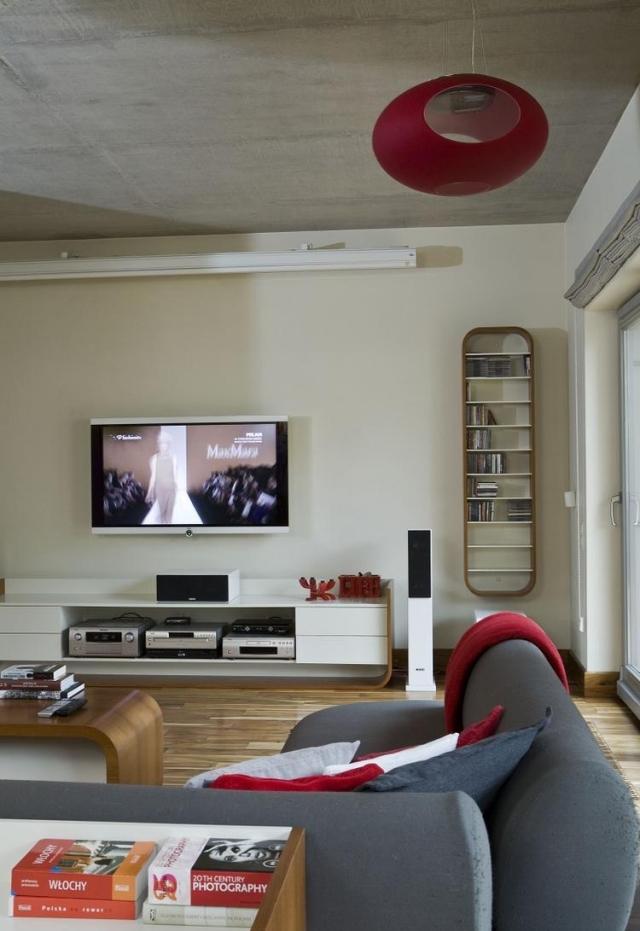 wohnzimmer modern einrichten graues-sofa-moebel-weiss-holz