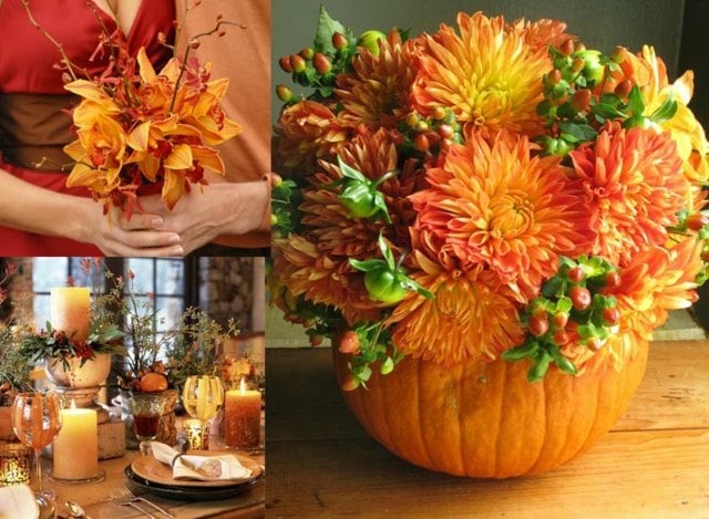 Blumenstrauß-Herbst-Deko-Ideen