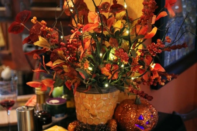Keramiktopf-Herbstdeko-Blumentöpfe