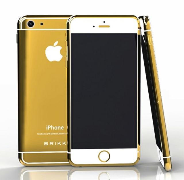 iPhone Hülle Gold beschichtet Geschenkideen