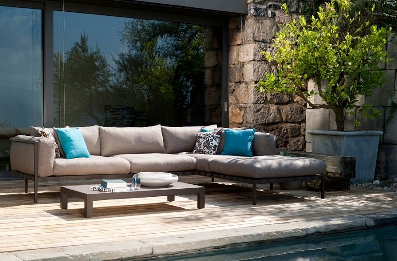 Poolterrasse-Möbel-Luxus-outdoor-sofa-grau-polster