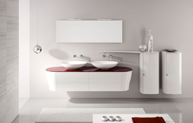 Teller-Form-Waschbecken-Design-Badezimmer