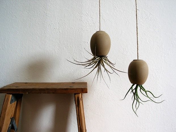 hängende Pflanzen Töpfe Keramik schöne Idee