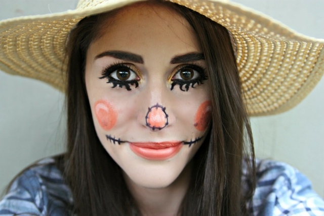 Gesicht Makeup Frauen Halloween
