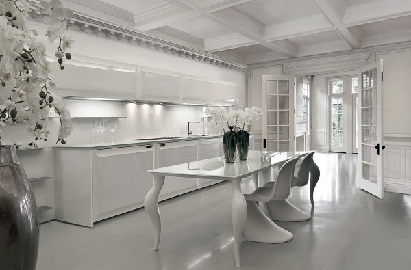 abgerundete-Formen-Minimalismus-in-weiß-Küche