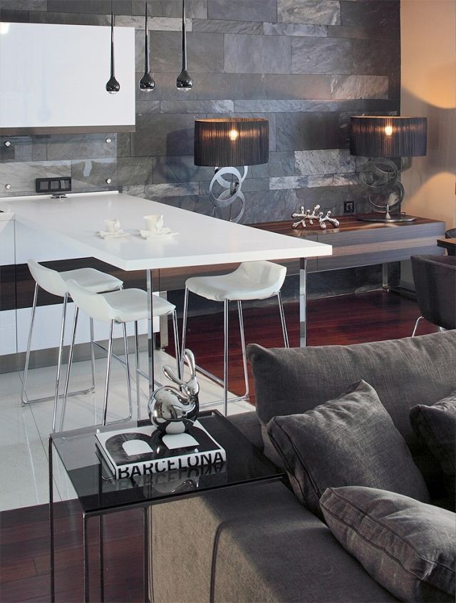 Beleuchtung im Wohnraum -wohnzimmer-dekorative-tischleuchten-grau