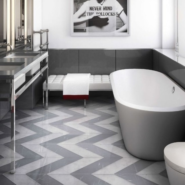 bodenfliesen-winkelmuster-grau-weiß-badezimmer-design-einrichtung-trendy