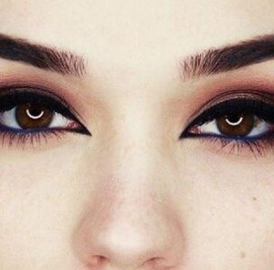 Augen Make-Up im Herbst