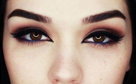 Augen Make-Up im Herbst