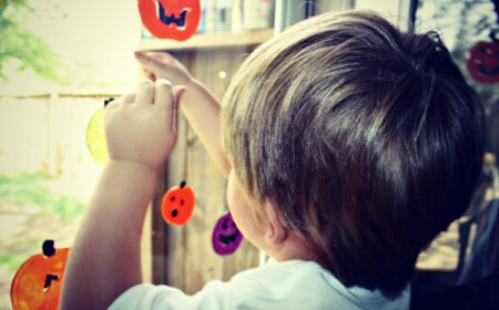 Fensterbilder im Herbst