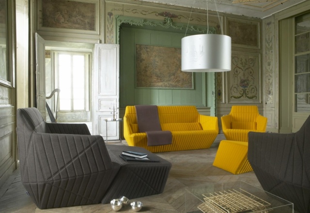 Möbel Sofa Set modern klassisch gestalten Ideen