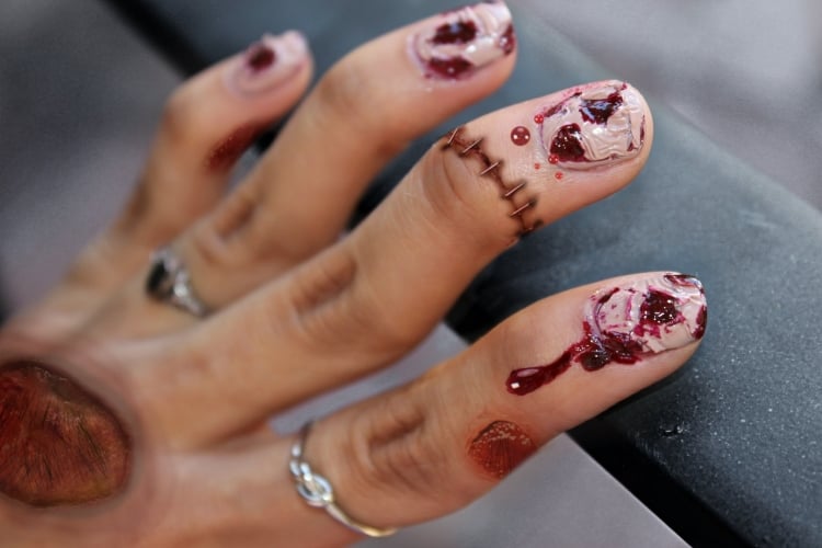 Halloween Nageldesign